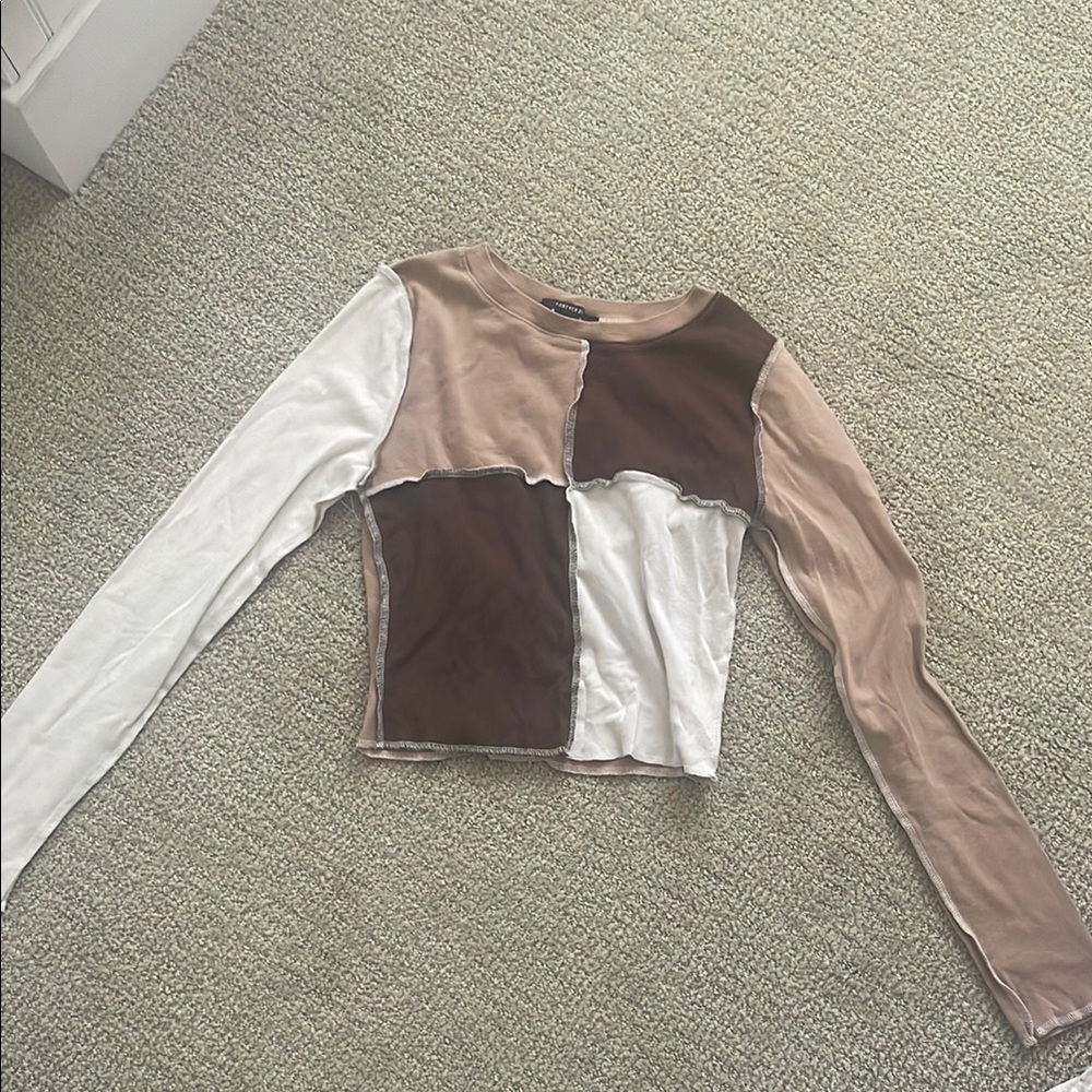 Colorblock Long Sleeve Top
